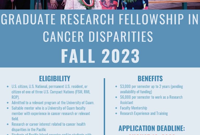 PIPCHE Graduate Fellowship Flyer 2023