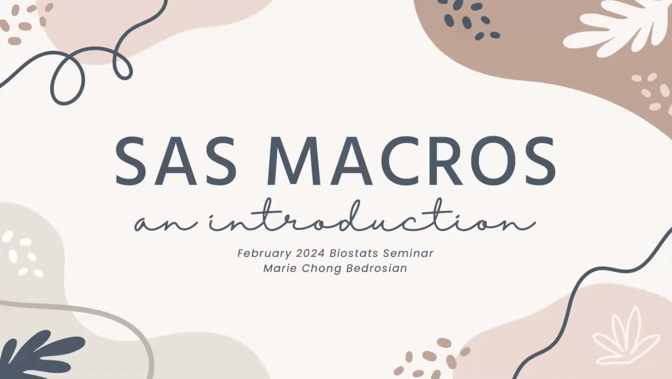 SAS MACROS an introduction